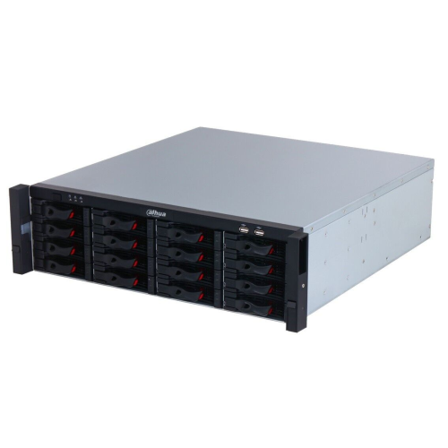 DAHUA  NVR616H-128-XI, 128Kanal, 32Mpix, H265+, 16 HDD, 1080P Kayıt, 1024 Mbps Bant Genişliği, 4 Port 2500 Mbps LAN, RAID 0/1/5/6/10 NVR