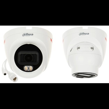DAHUA  IPC-HDW2449TL-S-PRO, 4Mpix, WizColor, 2,8mm Lens,H265+, 30Mt Gece Görüşü, IP67, Dahili Mikrofon, PoE Dome IP Kamera