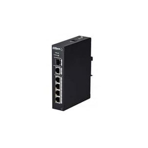 DAHUA PFS3206-4P-96, 3 Port, Megabit, Poe 30W, 1 Port Gigabit PoE 60W, 2 Port Gigabit SFP, Endüstriyel, Yönetilemez, Masaüstü Switch
