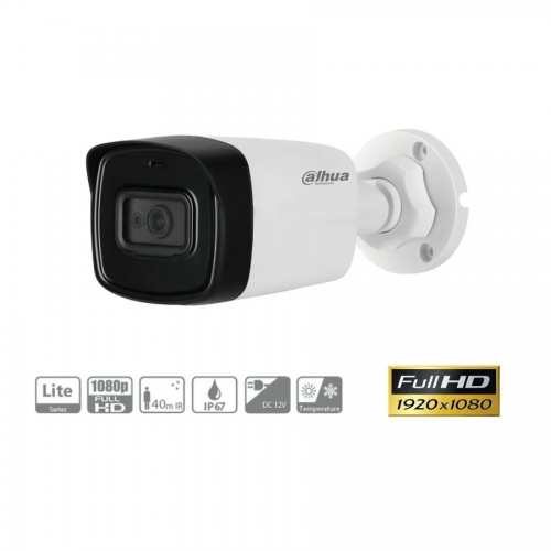 DAHUA HAC-HFW1200TL-0360B, 2Mpix, 3.6m Lens, 40 Mt Gece Görüşü, Bullet Kamera