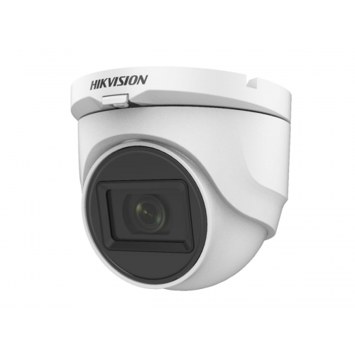 HIKVISION DS-2CE76D0T-ITPFS, 2Mpix, 2.8mm Lens, 20Mt Gece Görüşü, Dahili Mikrofon, Plastik Dome Kamera