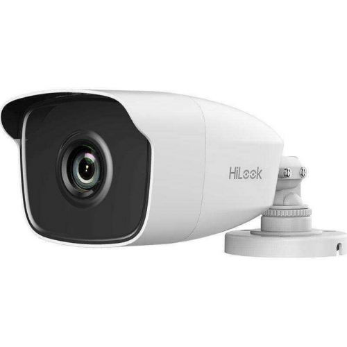 HILOOK THC-B220-PC, 2Mpix, 3.6mm Lens, 40Mt Gece Görüşü, IP66, OSD Menü, Metal Ayak, Metal Güneşlik, Bullet, Büyük Kamera