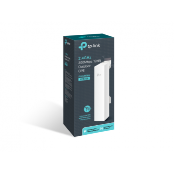 TP-LINK CPE220, 300Mbps, 2.4Ghz WiFi, 12dbi Anten, 13Km Menzil, Noktadan Noktaya, Dış Mekan, Access Point CPE