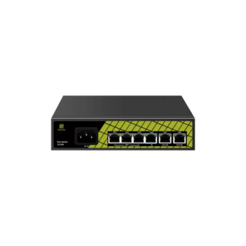 GENATA GNT-P9206EA, 4 Port, Megabit,  PoE 60W, 2 Port Uplink, Yönetilemez, Masaüstü Switch