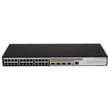 H3C S1850V2-28X-HPWR, 24 Port, GigaBit, PoE 370W, L2, 1 Port GigaBit Uplink, 4 Port 10GigaBit SFP, Web Yönetilebilir, Masaüstü Switch