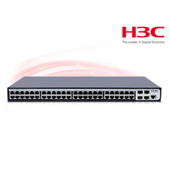 H3C S1850-52P, 48 Port, GigaBit, L2, 1 Port GigaBit Uplink, 4 Port GigaBit SFP, Web Yönetilebilir, Masaüstü Switch