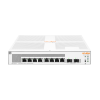 HP Aruba Instant On, JL681A, 1930-8G, 8Port, GigaBit, PoE 124W, 2 Port Gigabit SFP, Yönetilebilir, Rack Mount Switch