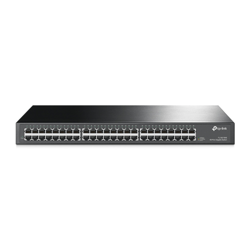 TP-LINK TL-SG1048, 48 Port, GigaBit, Yönetilemez, Metal Kasa, Rackmount Switch