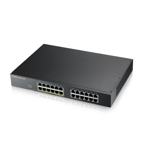 ZyXEL GS1915-24EP, 24 Port, GigaBit, 12 Port PoE, Yönetilebilir, Sessiz, Masaüstü Switch