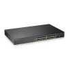 ZyXEL GS1900-24HP V2, 24 Port, GigaBit, PoE 170W, 2 Port GigaBit SFP, Yönetilebilir, Rackmount Switch