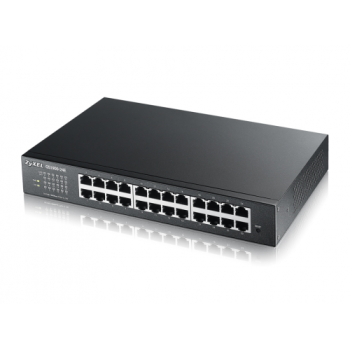 ZyXEL GS1900-24E, 24 Port, GigaBit, Yönetilebilir, Sessiz, Masaüstü Switch