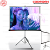 Codegen TX-18 TRIPOD PROJEKSİYON PERDESİ 180X180 (Arkası Siyah Fonlu - Taşınabilir Ayaklı Model)