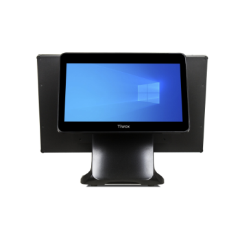 Tiwox TP-7610-D, Intel i7 10.Nesil, 18.5" Ekran,  8GB Ram, 128GB M.2 SSD, Endüstriyel, Dokunmatik Pos PC (çift ekran)