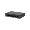 DAHUA CS4006-4ET-60, 4 Port, Megabit, PoE 60W, 2 Port Uplink, Cloud Yönetilebilir, Switch