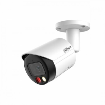DAHUA IPC-HFW1249S-S-IL, 2Mpix, 3,6mm Lens, SD Kart, Smart Dual Light, H265+, 30Mt Gece Görüşü, Dahili Mikrofon, IP67, PoE Bullet IP Kamera