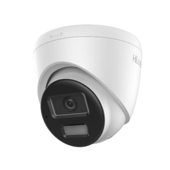 HILOOK IPC-T240HA-LUFC, 4Mpix, 2,8mm Lens, H265+, Dual Light, 30Mt Gece Görüşü, Dahili Mikrofon, IP67, PoE, Dome, IP Kamera