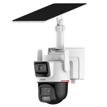 DAHUA  IPC-PTS2649C-3E3Z-4GB20, 2X 3Mpix, 2,8 Lens+3,6 Lens, WizColor, 50Mt Gece Görüşü, IP66,  Hybrid-zoom PT 4G Solar Ip Kamera