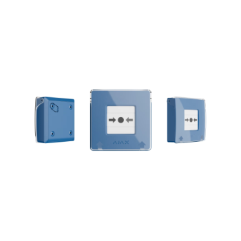 AJAX, Manual Call Point, Kablosuz, KIRBAS BUTONU NC, MAVİ