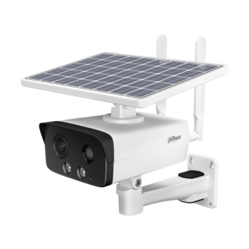 DAHUA IPC-HFW2431DG-4G-SP-EAU-B, 4Mpix, 3,6mm Lens, H265+, 50Mt Gece Görüşü, Dahili Mikrofon, IP67,  Solar(Güneş Enerjili) IP Kamera