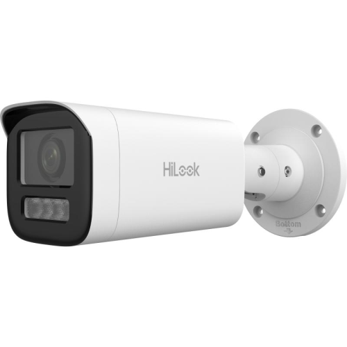 HILOOK IPC-B640HA-LZU, 4Mpix, 2,8-12mm  Motorize Lens, H265+, Dual Light, 50Mt Gece Görüşü, Dahili Mikrofon, PoE, IP67, IK10, Bullet, IP Kamera