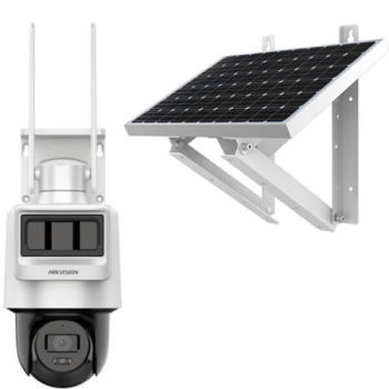 HILOOK PTZ-N2C400I-K/4G/C09S20, 4Mpix,  2.8mm, 30Mt Gece Görüşü, Dahili Mikrofon, PIR+RADAR,  4G, Solar  PT IP Kamera