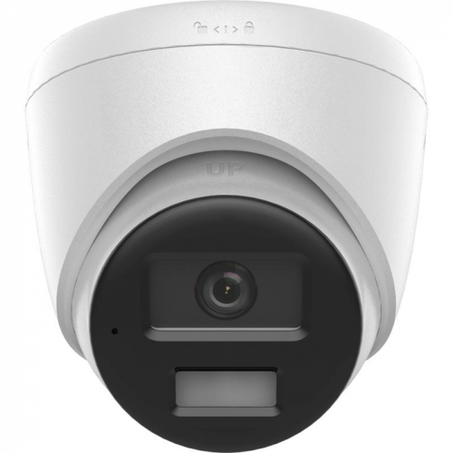 HIKVISION DS-2CD1343G2-LIUF 4Mpix, 2,8mm Lens, H265+, 30Mt Gece Görüşü, Hybrid Light, PoE, Mikrofonlu Dome IP Kamera