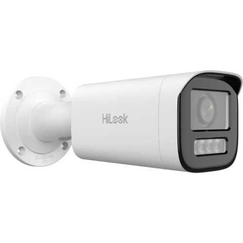 HILOOK IPC-B640HA-LZU, 4Mpix, 2,8-12mm  Motorize Lens, H265+, Dual Light, 50Mt Gece Görüşü, Dahili Mikrofon, PoE, IP67, IK10, Bullet, IP Kamera