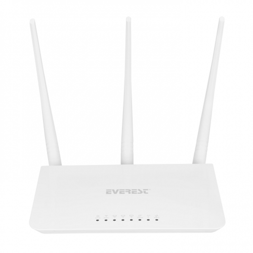 EVEREST EWR-F303, 3Port, 1 WAN, 300Mbps, 2.4Ghz Wifi, Masaüstü, Megabit, WISP, Repeater, Router, Access Point
