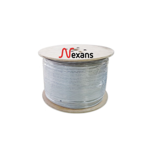 NEXANS NEX1611TO5, GRİ, CAT6, 500M, 23AWG (0,58mm), UTP, %100 Bakır, LSZH Halogen Free, Makara, Kablo