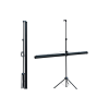 Codegen TX-20 TRIPOD PROJEKSİYON PERDESİ 200X200 (Arkası Siyah Fonlu - Taşınabilir Ayaklı Model)
