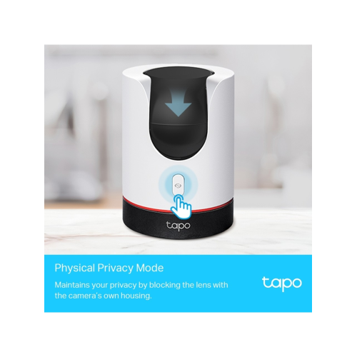 TP-LINK Tapo C225, 4,0Mpix, İç ve Dış Mekan, WiFi,  9Mt. Gece Görüşü, 360 Dönüş, Dikey ve Yatay Hareket, İki Yönlü Ses Güvenlik Yapay Zeka Destekli Kamera