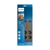 PHILIPS SPN3180A/62, 8 Soket, Akım Korumalı Priz, 2400 Joules, 2Mt Kablo, (Gri)