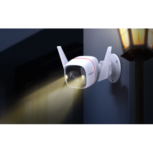 TP-LINK Tapo C320WS, 2K QHD, Dış Mekan, IP66, WiFi, Renkli Gece Görüşü, İki Yönlü Ses Güvenlik Kamerası