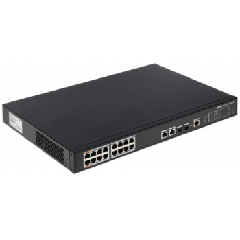 DAHUA CS4218-16ET-135, 16Port, Megabit, PoE 135W, 2 Port SFP Gigabit Combo, Cloud Yönetilebilir, Switch