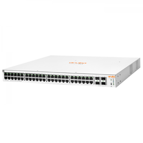 HP Aruba Instant On, JL686B, 1930-48G, 48Port, GigaBit, PoE 370W, 4 Port Gigabit SFP, Yönetilebilir, Rack Mount Switch