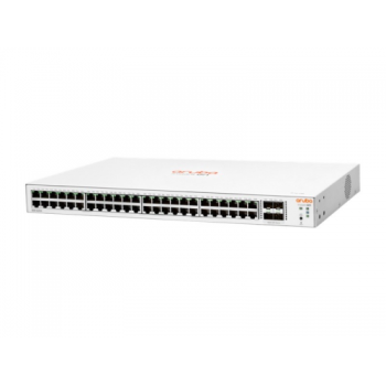 HP Aruba Instant On, JL814A, 1830-48G, 48Port, GigaBit, 4 Port Gigabit SFP, Yönetilebilir, Rack Mount Switch