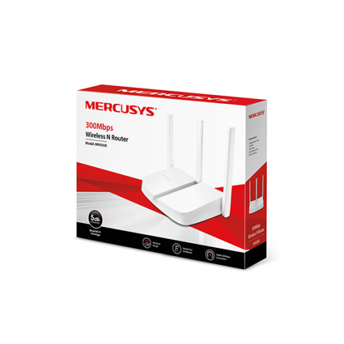 MERCUSYS MW305R, 4Port, 300Mbps, 2.4Ghz WiFi, Masaüstü, Megabit, Router