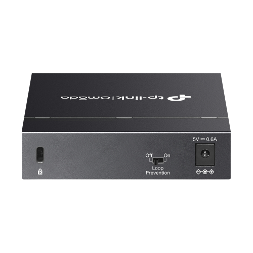OMADA DS105G, 5 Port Gigabit,  Yönetilemez, Masaüstü/Vesa Metal Kasa Sessiz Switch