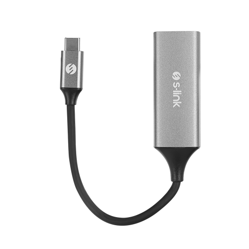 S-LINK SW-U336, GigaBit, Type-C to RJ45, Metal, Ethernet Kartı