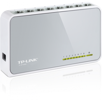 TP-LINK TL-SF1008D, 8 Port, Megabit, Yönetilemez, Masaüstü Switch