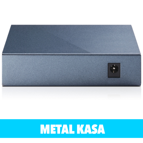 TP-LINK TL-SG105, 5 Port, GigaBit, Yönetilemez, Metal Kasa, Masaüstü Switch