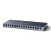 TP-LINK TL-SG116(UN) V2, 16 Port, GigaBit, Metal Kasa, Masaüstü Switch