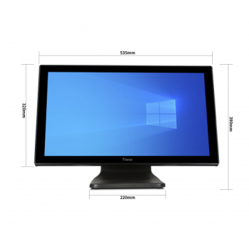 Tiwox TP-3150, Intel i5 5.Nesil, 21.5" Ekran,  8GB Ram, 128GB SSD, Endüstriyel, Dokunmatik Pos PC