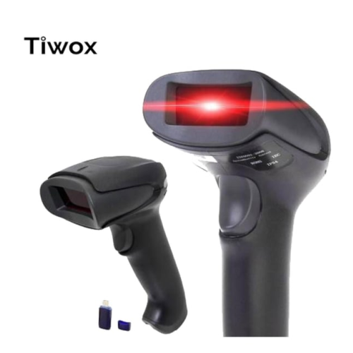 Tiwox VSK-118+, EL Tipi, Laser, 2D Karekod, Kablosuz, Barkod Okuyucu (Mini Usb Dongle ile birlikte)