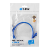 S-LINK SL-CAT606BL CAT6 Patch 60CM Kablo (Mavi)