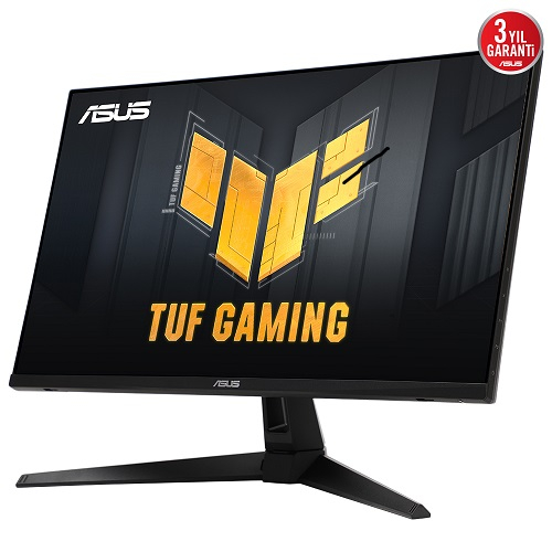 ASUS TUF GAMING VG27AQ3A 27" 1ms, 180Hz, QHD 2K, DP, HDMI, Hoparlör, Fast IPS LED, Düşük Mavi Işık, FreeSync Premium, GAMING Monitör