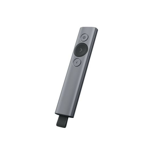 LOGITECH 910-004861, Spotlight Wireless Presenter, Sunum Cihazı (Gri)