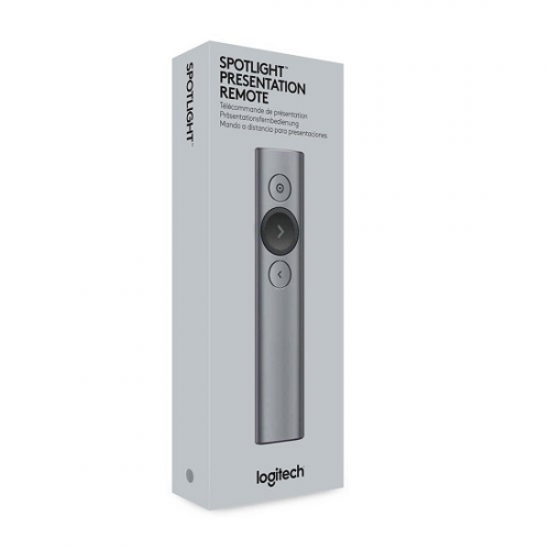 LOGITECH 910-004861, Spotlight Wireless Presenter, Sunum Cihazı (Gri)
