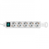 S-LINK SPG-F05, 5 Soket, Akım Korumalı Priz, 1.5Mt Kablo, 306 Joule (Beyaz)