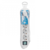 S-LINK SPG-F05, 5 Soket, Akım Korumalı Priz, 1.5Mt Kablo, 306 Joule (Beyaz)